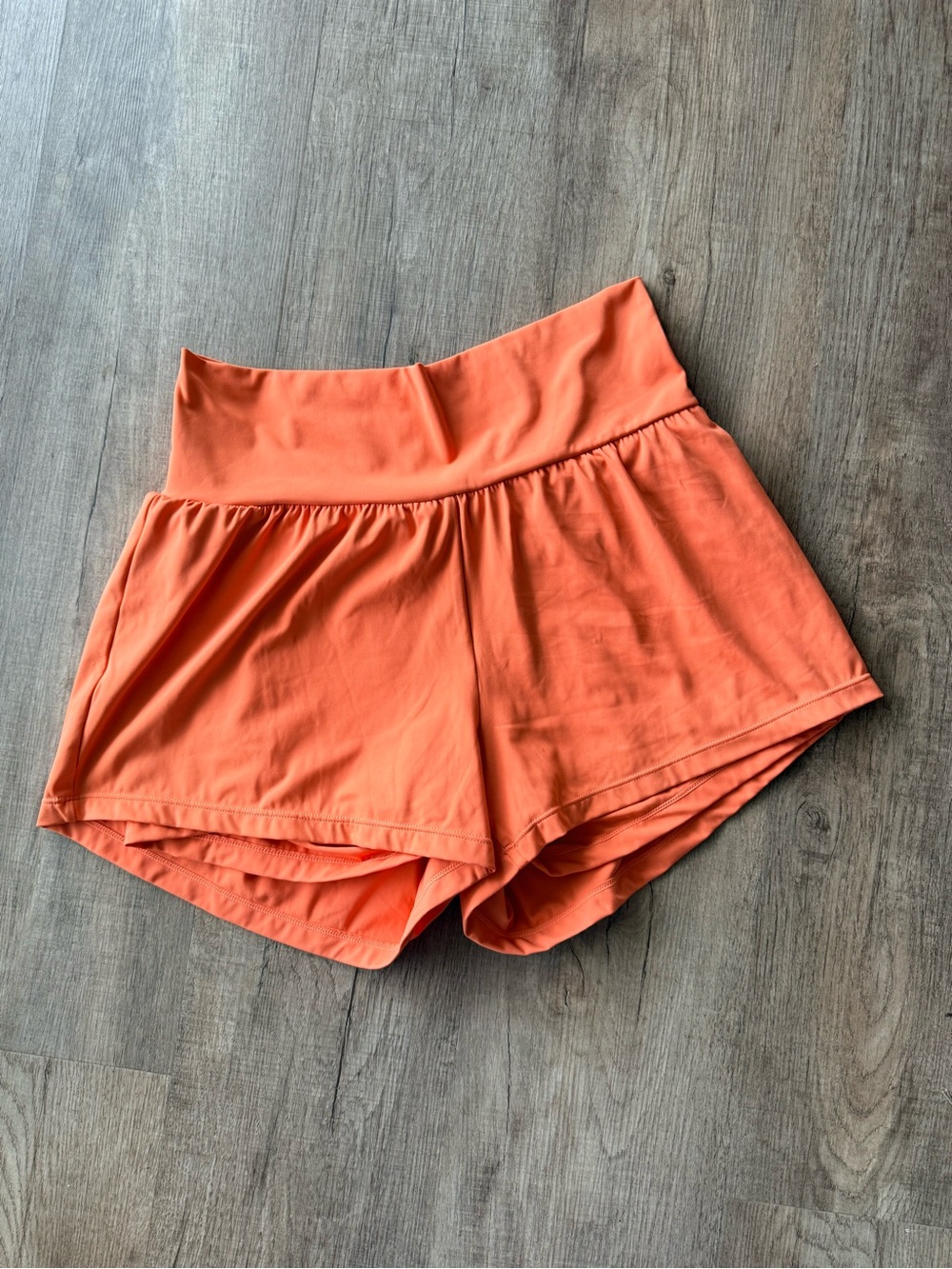 Halara High-Waist Orange Active Shorts